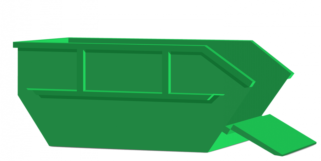 Absetzcontainer 7 m³ mit Klappe