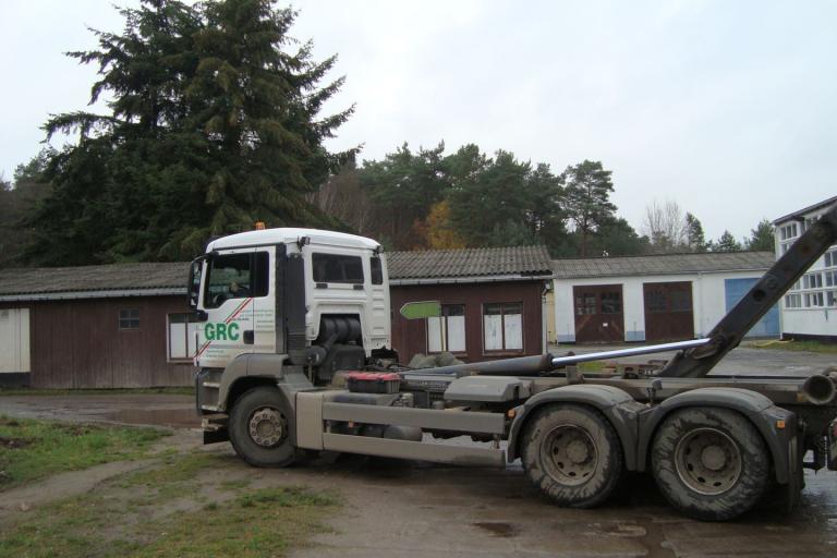 Container Lkw