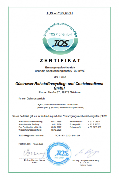 zert 26 tos